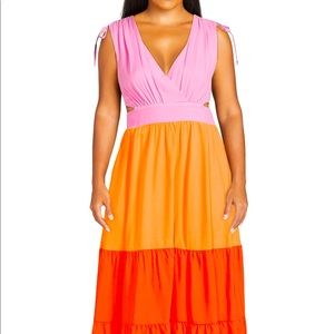 Scoop Maxi dress with pockets xxxl